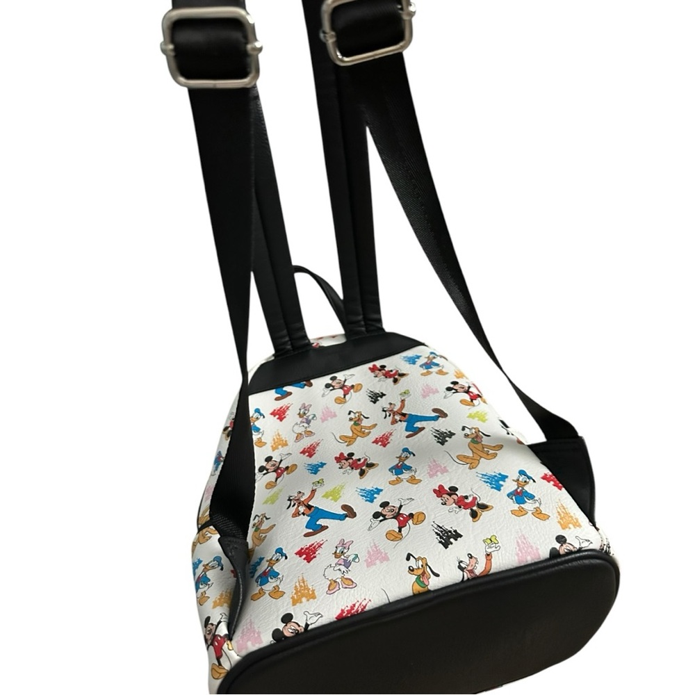 Loungefly Disney Character Print Backpack - White and Multicolor - Picture 11 of 16